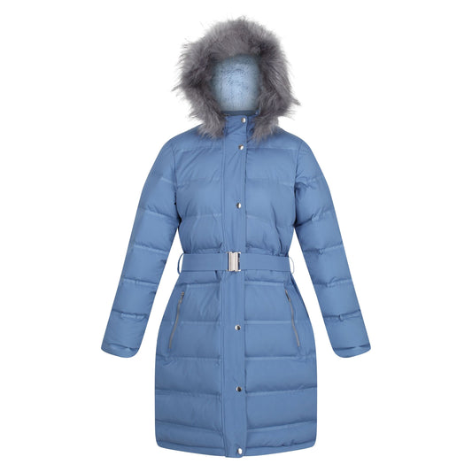 Slate Blue - Front - Regatta Womens-Ladies Daleyza Thermal Parka