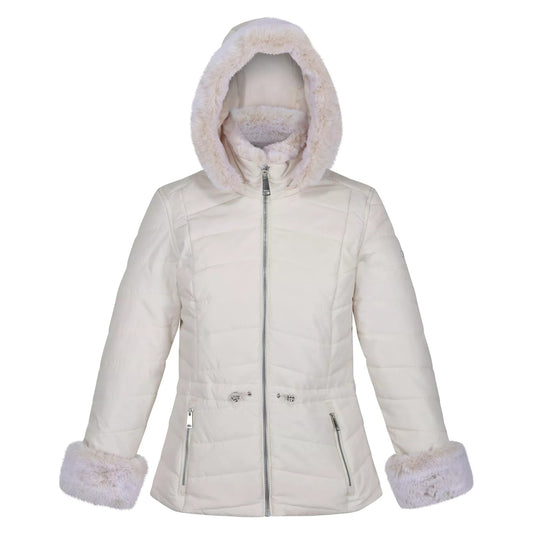 Light Vanilla - Front - Regatta Womens-Ladies Willabella Faux Fur Trim Jacket