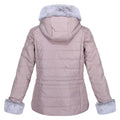 Lilac Chalk - Back - Regatta Womens-Ladies Willabella Faux Fur Trim Jacket