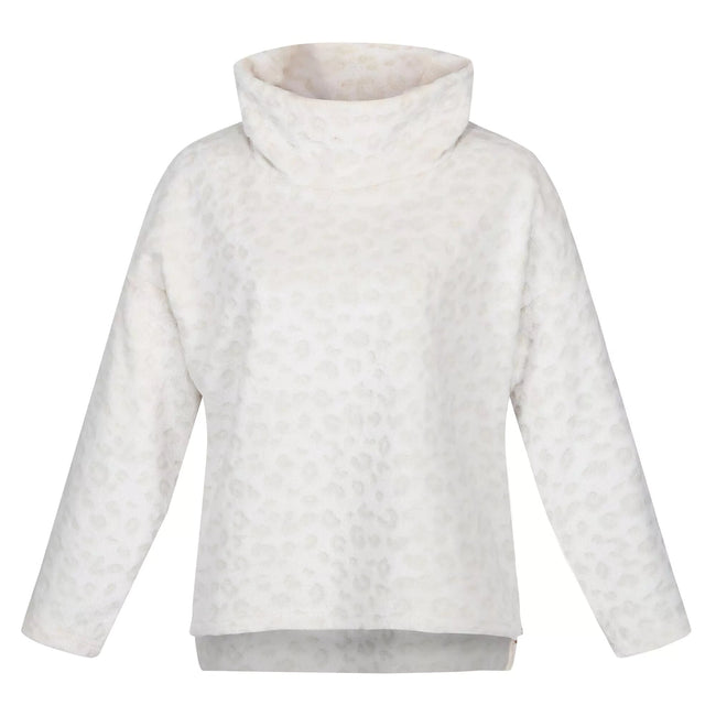 Light Vanilla - Front - Regatta Womens-Ladies Bekkah Embossed Fluffy Jumper
