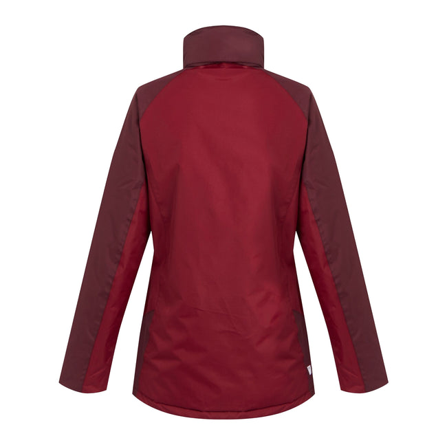 Rumba Red-Burgundy - Back - Regatta Womens-Ladies Calderdale Winter Waterproof Jacket