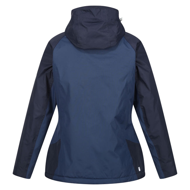 Admiral Blue-Navy - Back - Regatta Womens-Ladies Calderdale Winter Waterproof Jacket