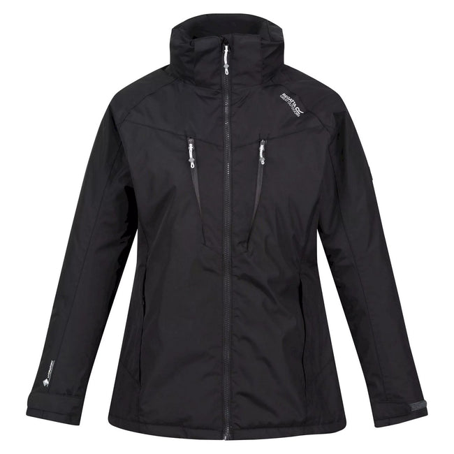 Black - Front - Regatta Womens-Ladies Calderdale Winter Waterproof Jacket