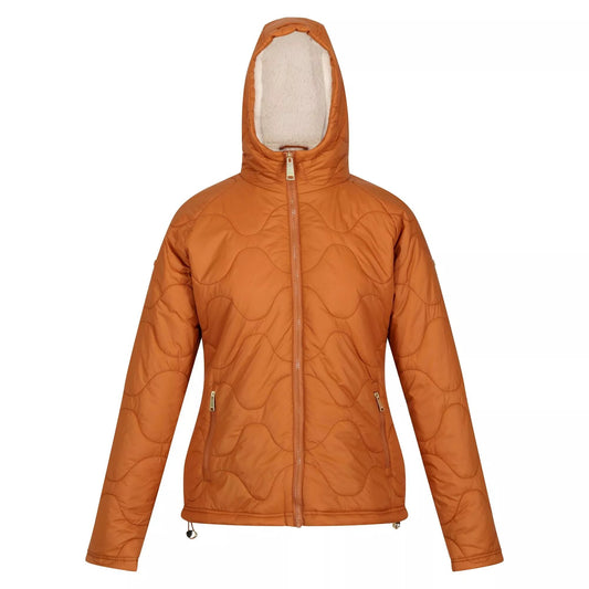 Copper Almond - Front - Regatta Womens-Ladies Ellerie Lightweight Padded Jacket
