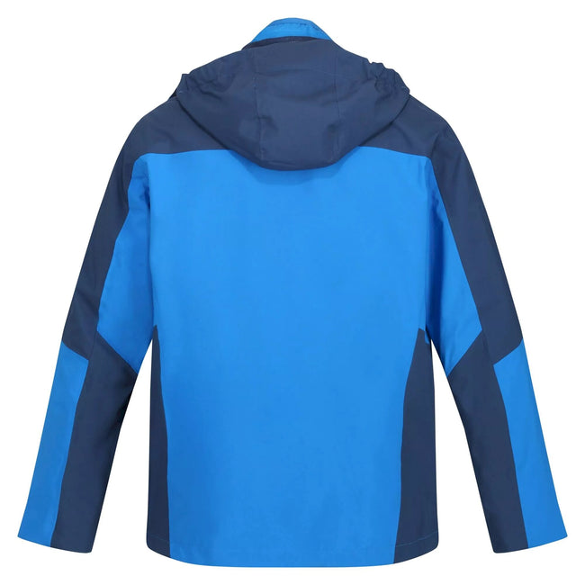 Admiral Blue-Sky Diver Blue - Back - Regatta Mens Wentwood VII 3 in 1 Waterproof Jacket