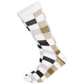 White - Side - Dare 2B Unisex Adult Henry Holland Checkerboard Socks (Pack of 2)