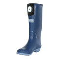 Slate Blue - Side - Regatta Womens-Ladies Fairweather Shine LED Wellington Boots