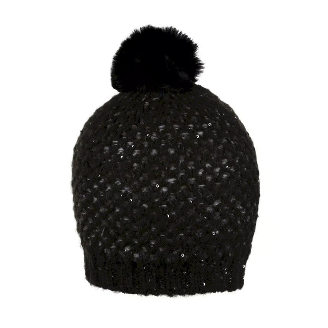 Black - Back - Regatta Womens-Ladies Lorelai IV Bobble Winter Hat