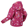 Berry Pink - Lifestyle - Regatta Childrens-Kids Muddy Puddle Peppa Pig Autumnal Padded Waterproof Jacket
