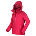Pink Potion-Berry Pink - Pack Shot - Regatta Womens-Ladies Wentwood VII 2 in 1 Waterproof Jacket