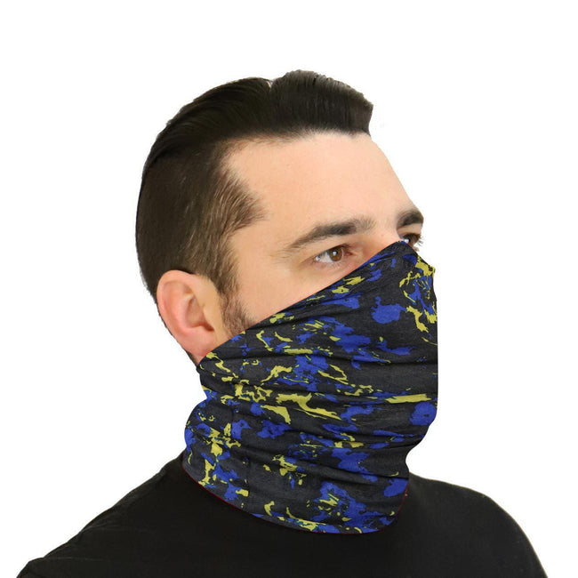 Black - Side - Regatta Childrens-Kids Granite Effect Multiway Snood