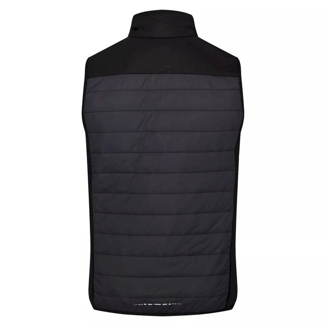 Bright Kiwi-Black - Close up - Regatta Mens Halton VI Lightweight Body Warmer