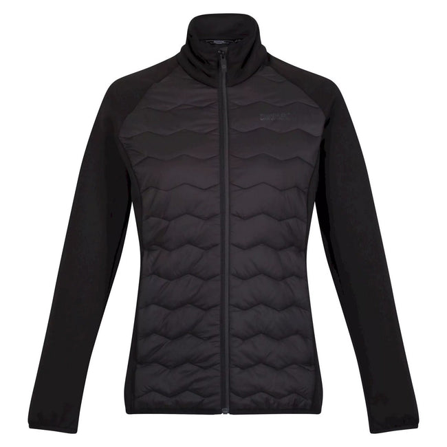 Black - Front - Regatta Womens-Ladies Clumber III Hybrid Jacket