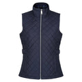 Navy - Front - Regatta Womens-Ladies Charleigh Checked Quilted Body Warmer