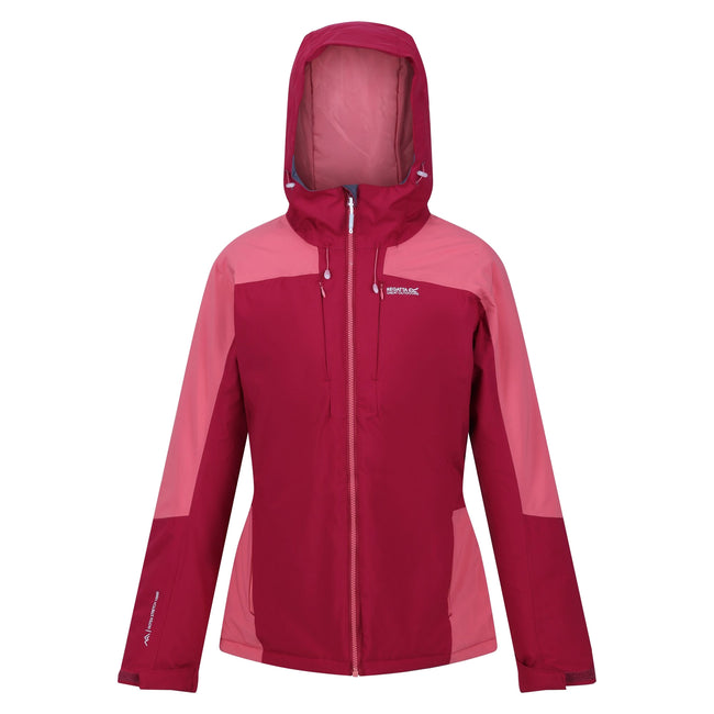 Rumba Red-Mineral Red - Front - Regatta Womens-Ladies Highton Stretch Padded Jacket