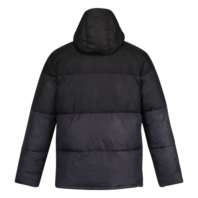 Black-Ash - Back - Regatta Mens Carnan Padded Jacket