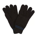 Black - Back - Regatta Mens Balton III Knitted Gloves