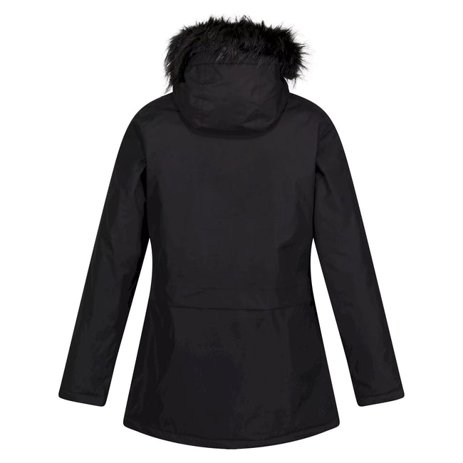 Black - Back - Regatta Womens-Ladies Myla II Parka