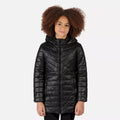 Black - Pack Shot - Regatta Childrens-Kids Babette Insulated Padded Jacket