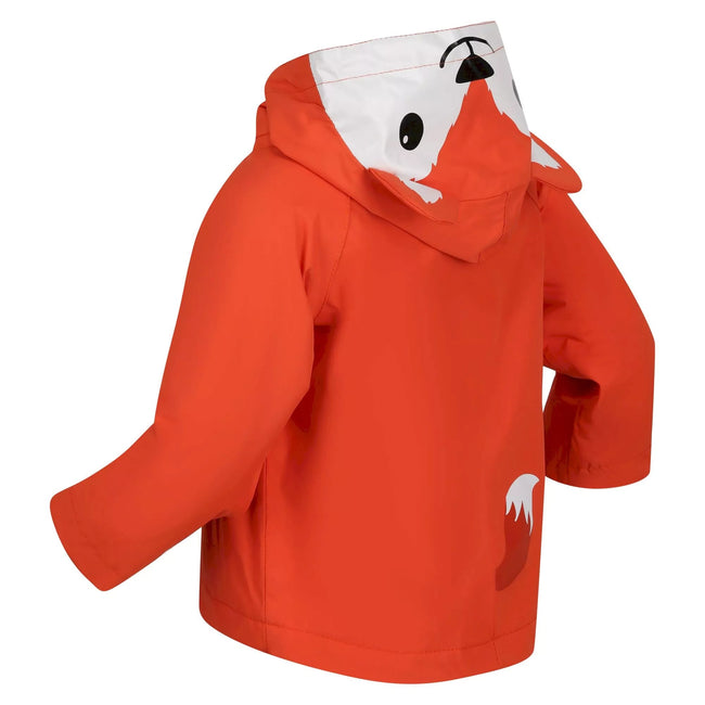 Magma Orange - Lifestyle - Regatta Childrens-Kids Fox Waterproof Jacket