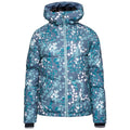 Canton Green - Front - Dare 2B Womens-Ladies Verdict Animal Print Insulated Hooded Ski Jacket