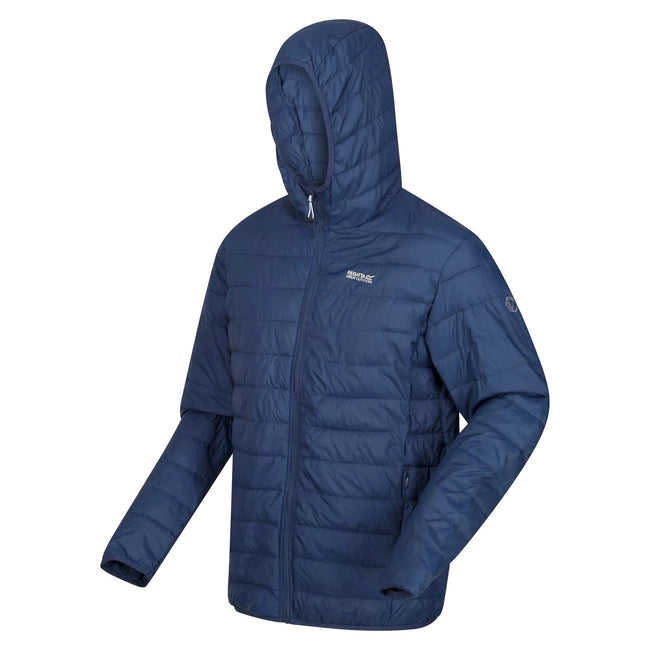 Admiral Blue - Side - Regatta Mens Hillpack Hooded Lightweight Jacket