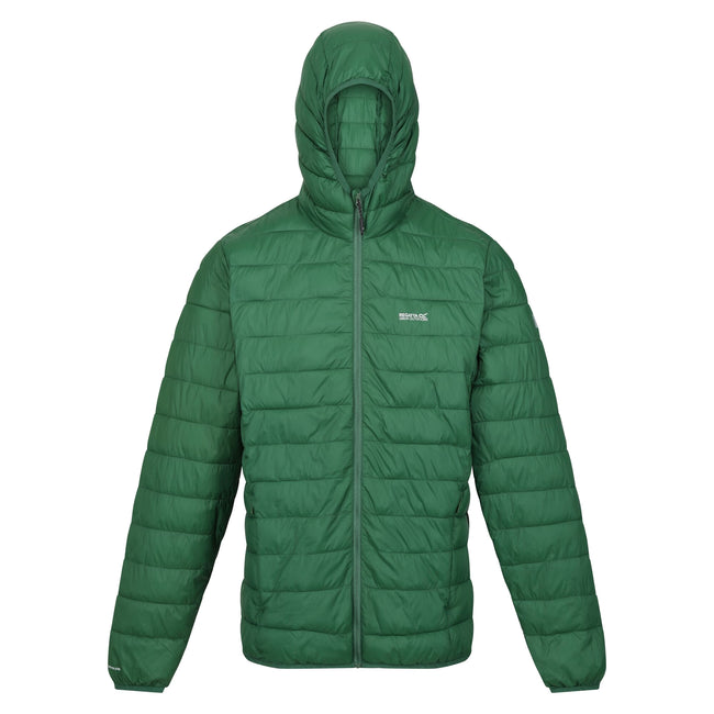 Sky Diver Blue - Close up - Regatta Mens Hillpack Hooded Lightweight Jacket