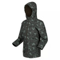 Dark Khaki - Side - Regatta Childrens-Kids Salman Insulated Waterproof Jacket