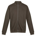 Dark Khaki - Front - Regatta Mens Felton Sustainable Full Zip Fleece Jacket