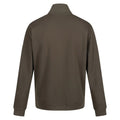 Dark Khaki - Back - Regatta Mens Felton Sustainable Full Zip Fleece Jacket