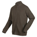 Dark Khaki - Side - Regatta Mens Felton Sustainable Full Zip Fleece Jacket