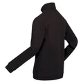 Black - Side - Regatta Mens Felton Sustainable Full Zip Fleece Jacket