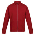 Syrah Red - Front - Regatta Mens Felton Sustainable Full Zip Fleece Jacket