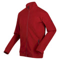 Syrah Red - Side - Regatta Mens Felton Sustainable Full Zip Fleece Jacket