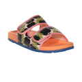 Olive - Front - Regatta Womens-Ladies Orla Twin Flower Moulded Footbed Sandals