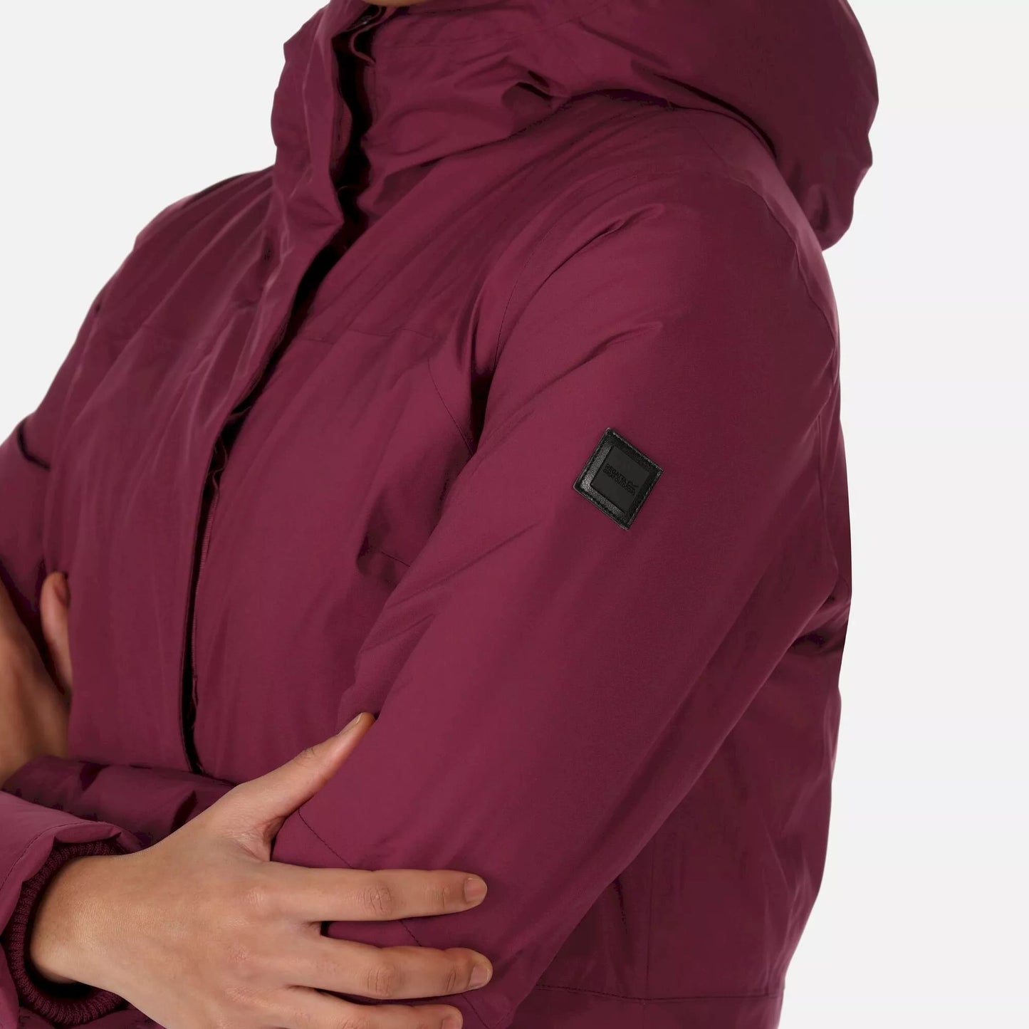 Amaranth Haze - Close up - Regatta Womens-Ladies Yewbank II Waterproof Parka