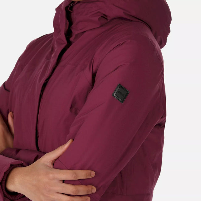 Amaranth Haze - Close up - Regatta Womens-Ladies Yewbank II Waterproof Parka