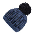 Slate Blue-Navy - Front - Regatta Womens-Ladies Dalary Bobble Beanie