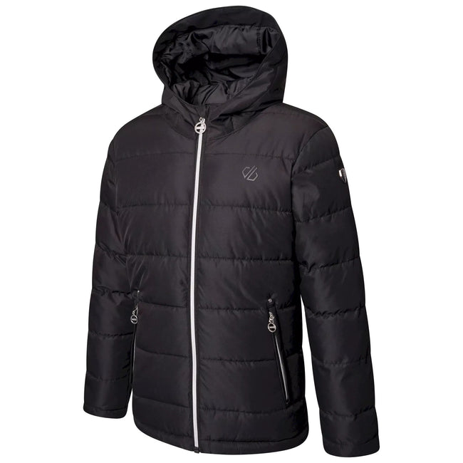 Black - Side - Dare 2B Girls Verdict Waterproof Insulated Ski Jacket