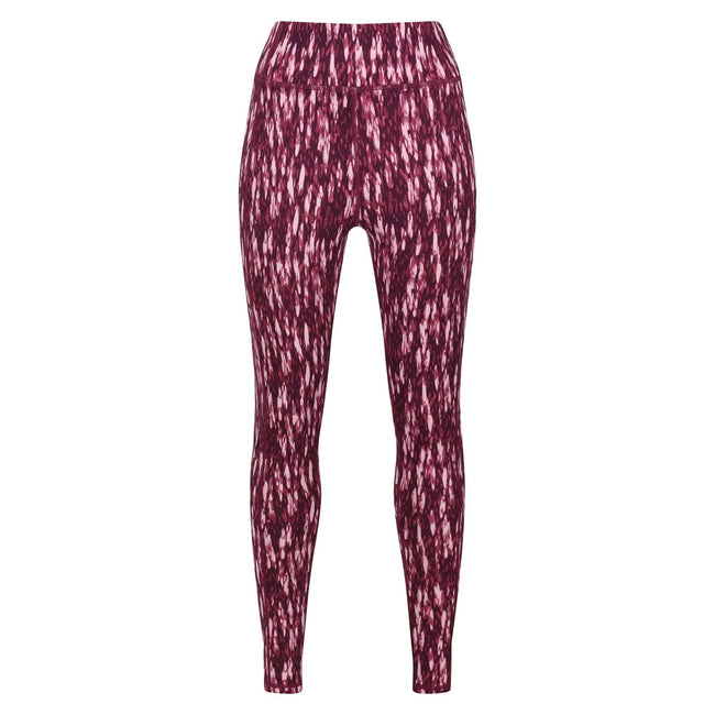 Amaranth Haze - Front - Regatta Womens-Ladies Holeen II Brushed Leggings