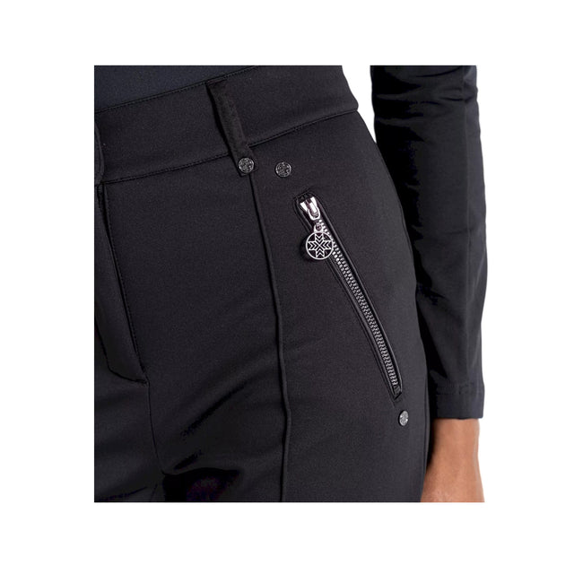 Black - Pack Shot - Dare 2B Womens-Ladies Julian Macdonald Regimented Ski Trousers