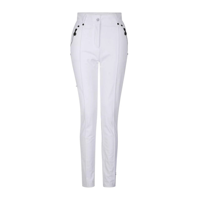 White - Front - Dare 2B Womens-Ladies Julian Macdonald Regimented Ski Trousers