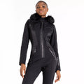 Black - Lifestyle - Dare 2B Womens-Ladies Julien Macdonald Supermacy Snowsuit