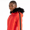 Volcanic Red - Lifestyle - Dare 2B Womens-Ladies Julien Macdonald Supermacy Snowsuit