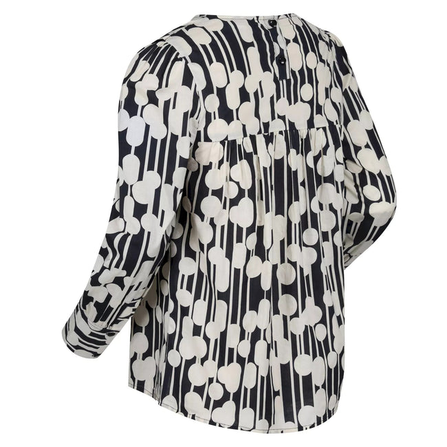 Black - Lifestyle - Regatta Womens-Ladies Orla Kiely Trees Blouse