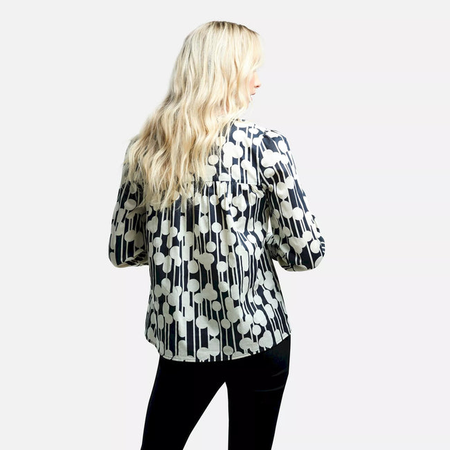 Black - Close up - Regatta Womens-Ladies Orla Kiely Trees Blouse