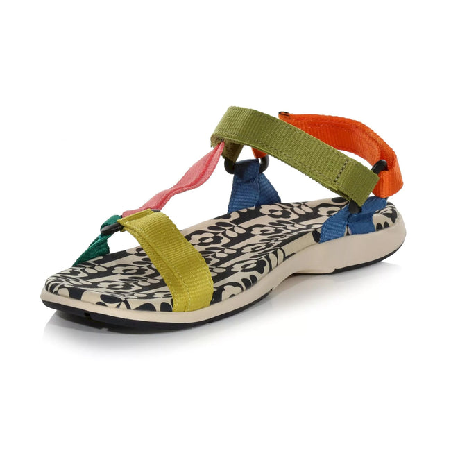 Multicoloured - Side - Regatta Womens-Ladies Orla Colour Block Sandals
