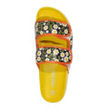 River Green-Floral - Close up - Regatta Womens-Ladies Orla Twin Flowers Moulded Footbed Sandals