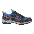 Olympian Blue-Black-Tango - Side - Regatta Mens Vendeavour Waterproof Walking Shoes