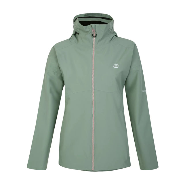 Lilypad Green - Front - Dare 2B Womens-Ladies Trail Waterproof Jacket